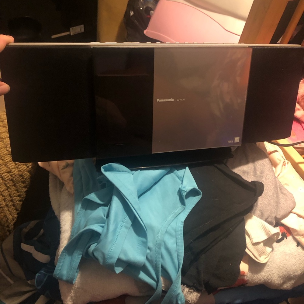 Panasonic Black Compact Stereo System